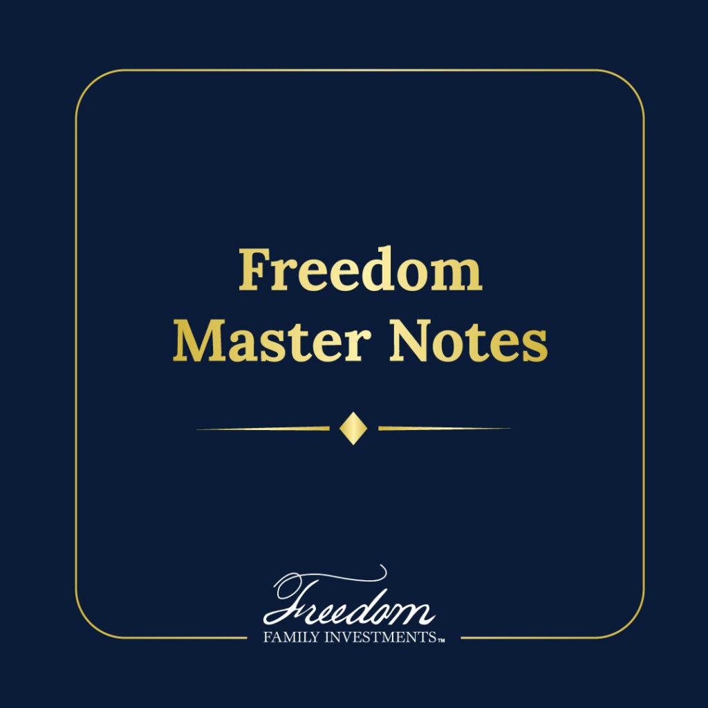 Freedom Master Notes – Long-Term Real Estate Growth 2026